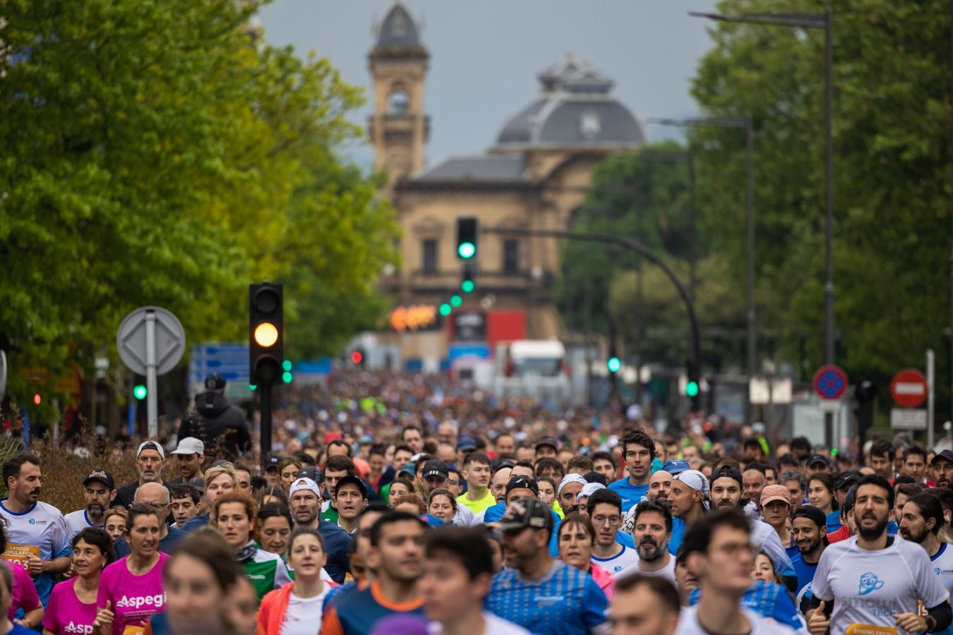La Carrera de Empresas, a la altura del Kursaal