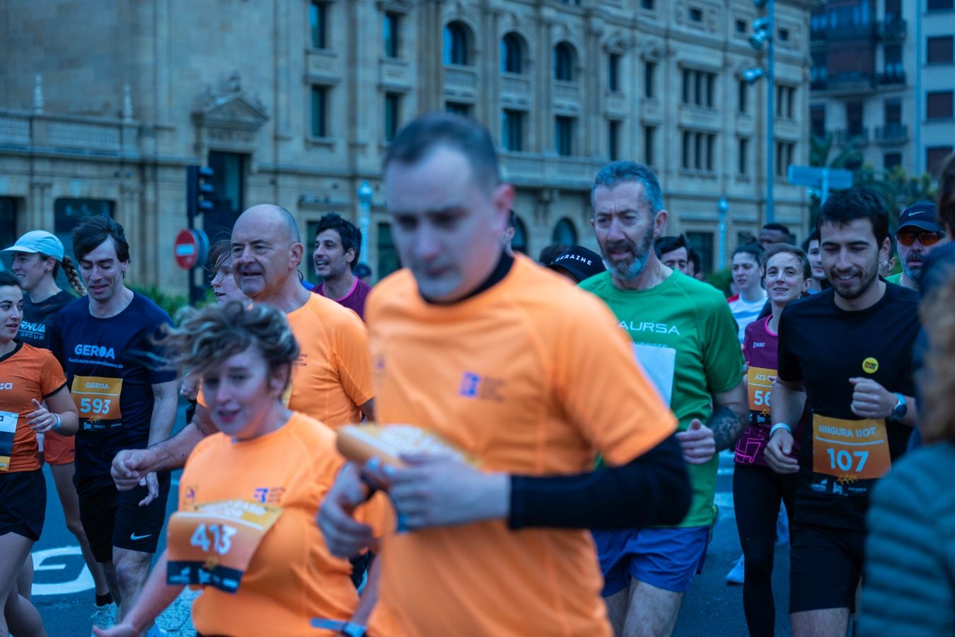 La Carrera de Empresas, a la altura del Kursaal