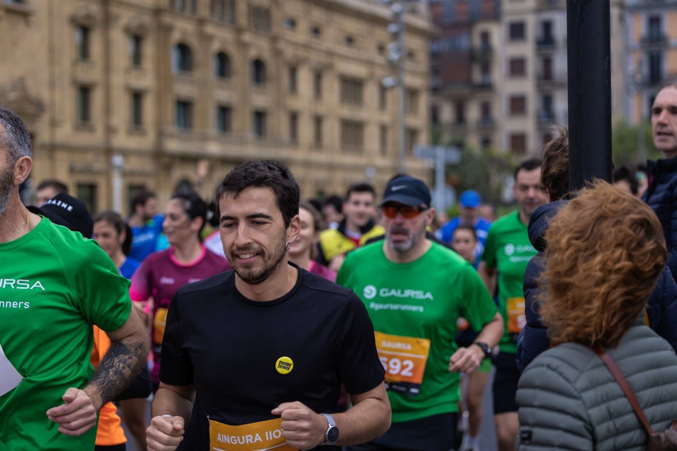 La Carrera de Empresas, a la altura del Kursaal