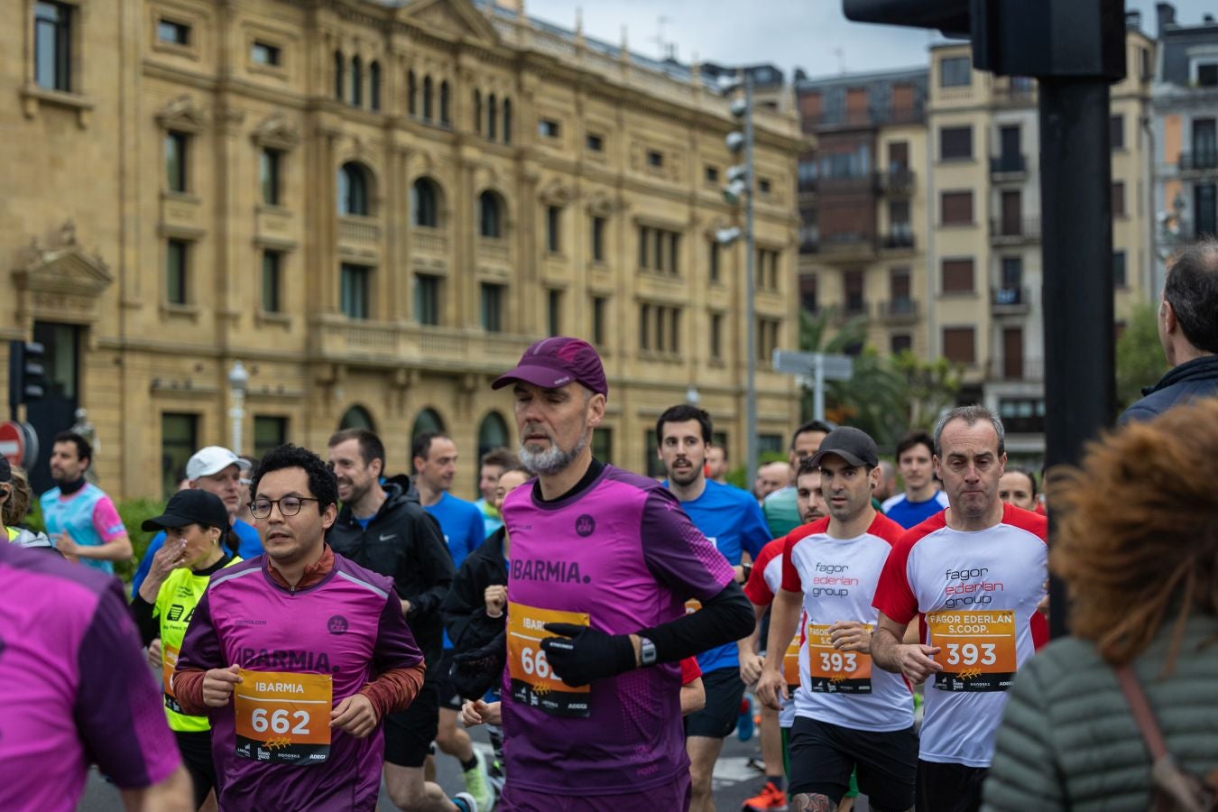 La Carrera de Empresas, a la altura del Kursaal