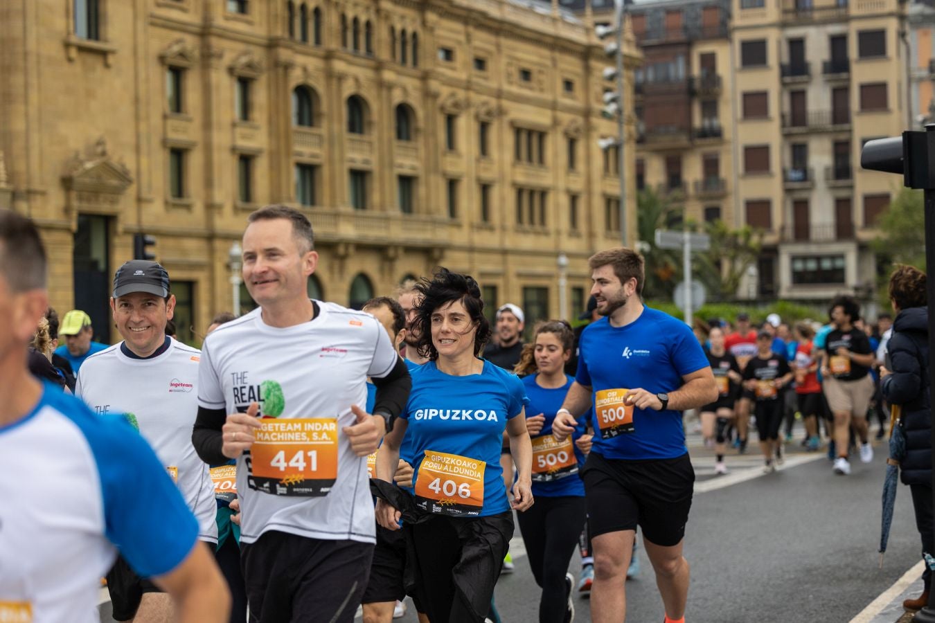 La Carrera de Empresas, a la altura del Kursaal