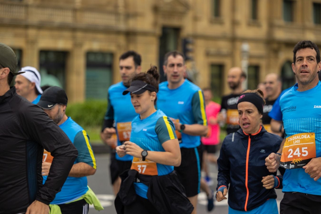 La Carrera de Empresas, a la altura del Kursaal