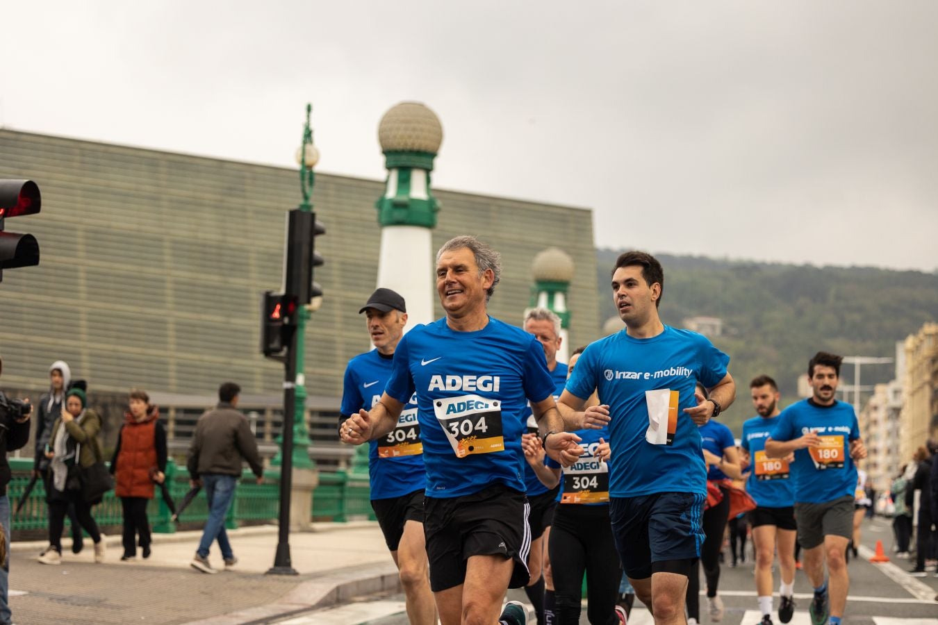 La Carrera de Empresas, a la altura del Kursaal