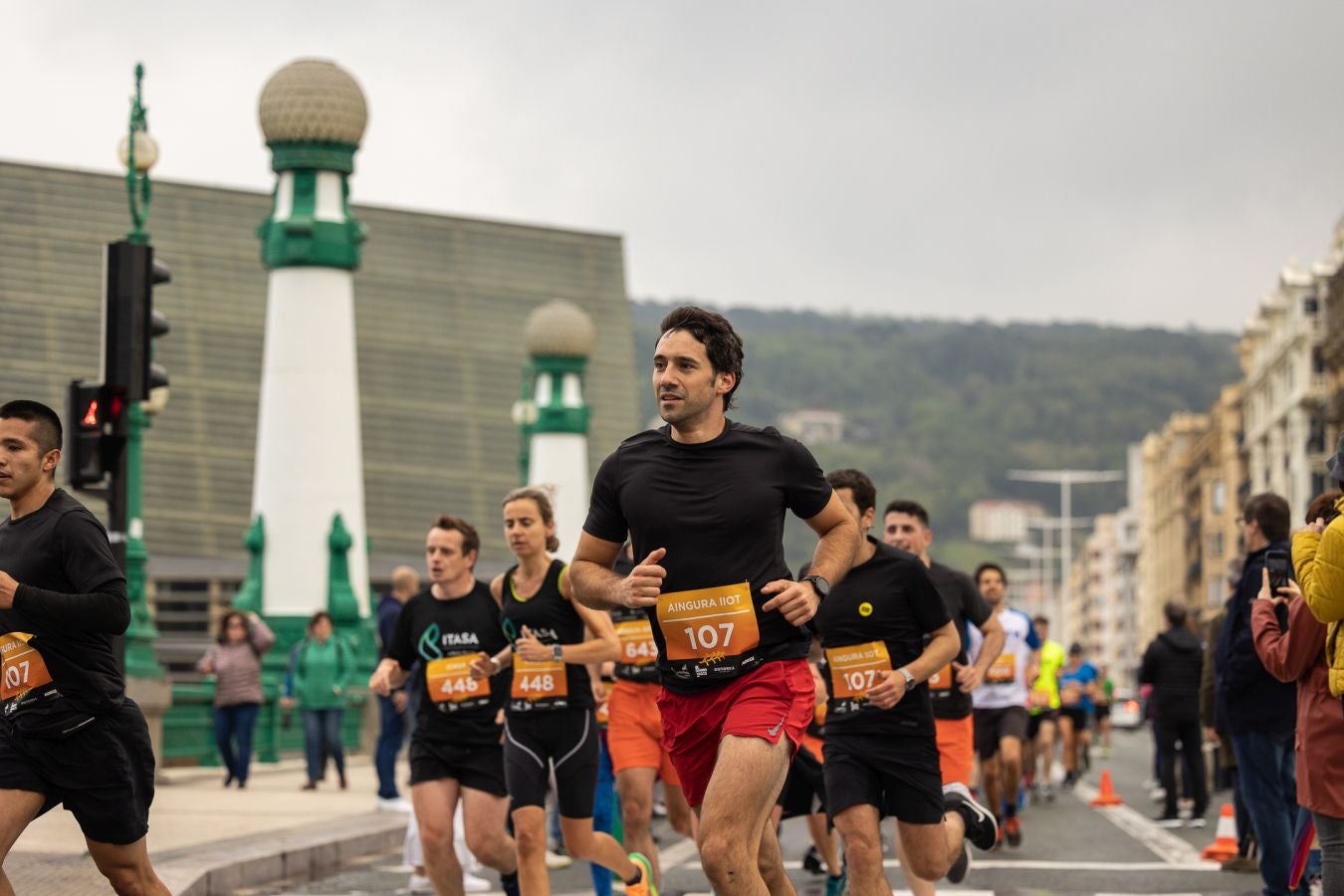 La Carrera de Empresas, a la altura del Kursaal