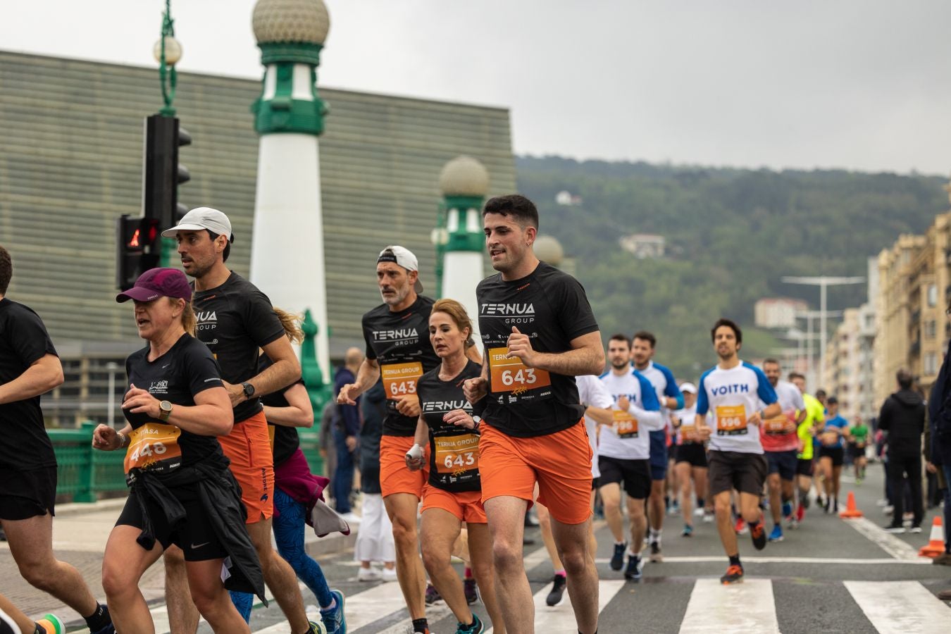 La Carrera de Empresas, a la altura del Kursaal