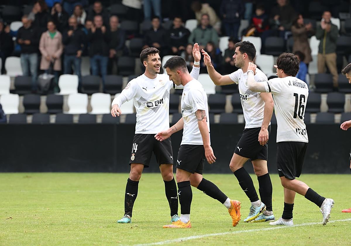 Los jugadores del Unión celebran un gol la semana pasada.