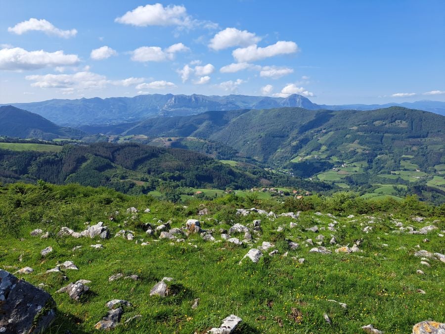 Explosión primaveral en la cima de Erroizpe