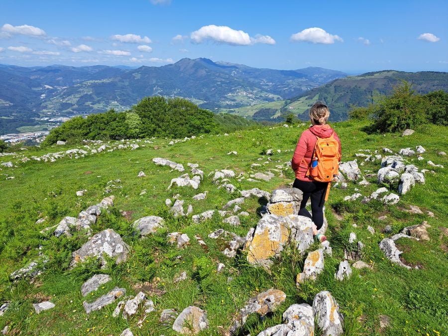 Explosión primaveral en la cima de Erroizpe