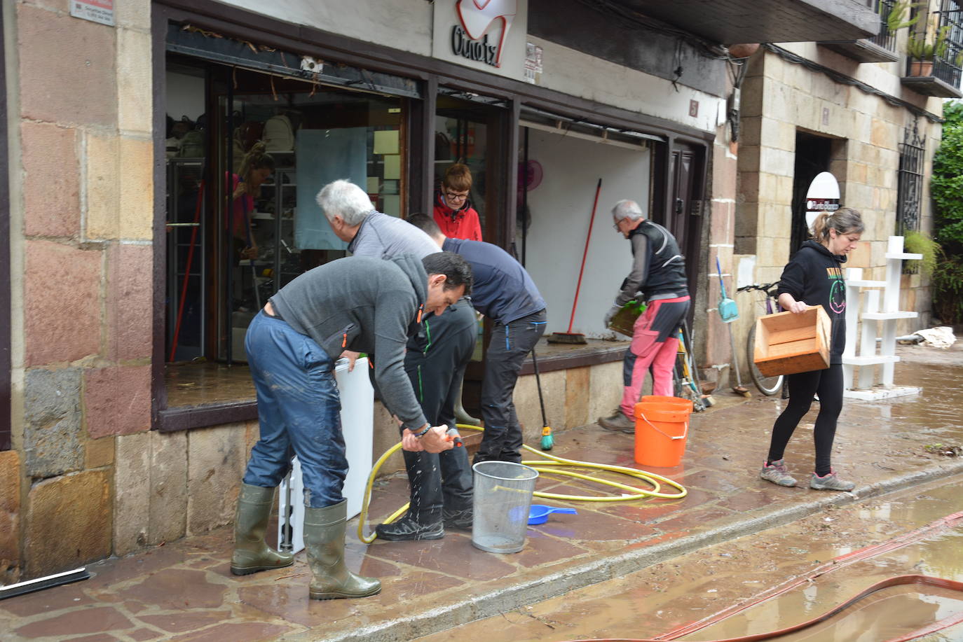 Las inundaciones en Bera, en imágenes