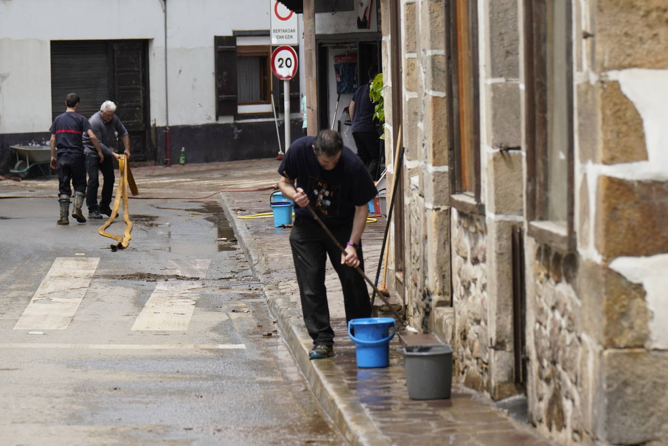 Las inundaciones en Bera, en imágenes