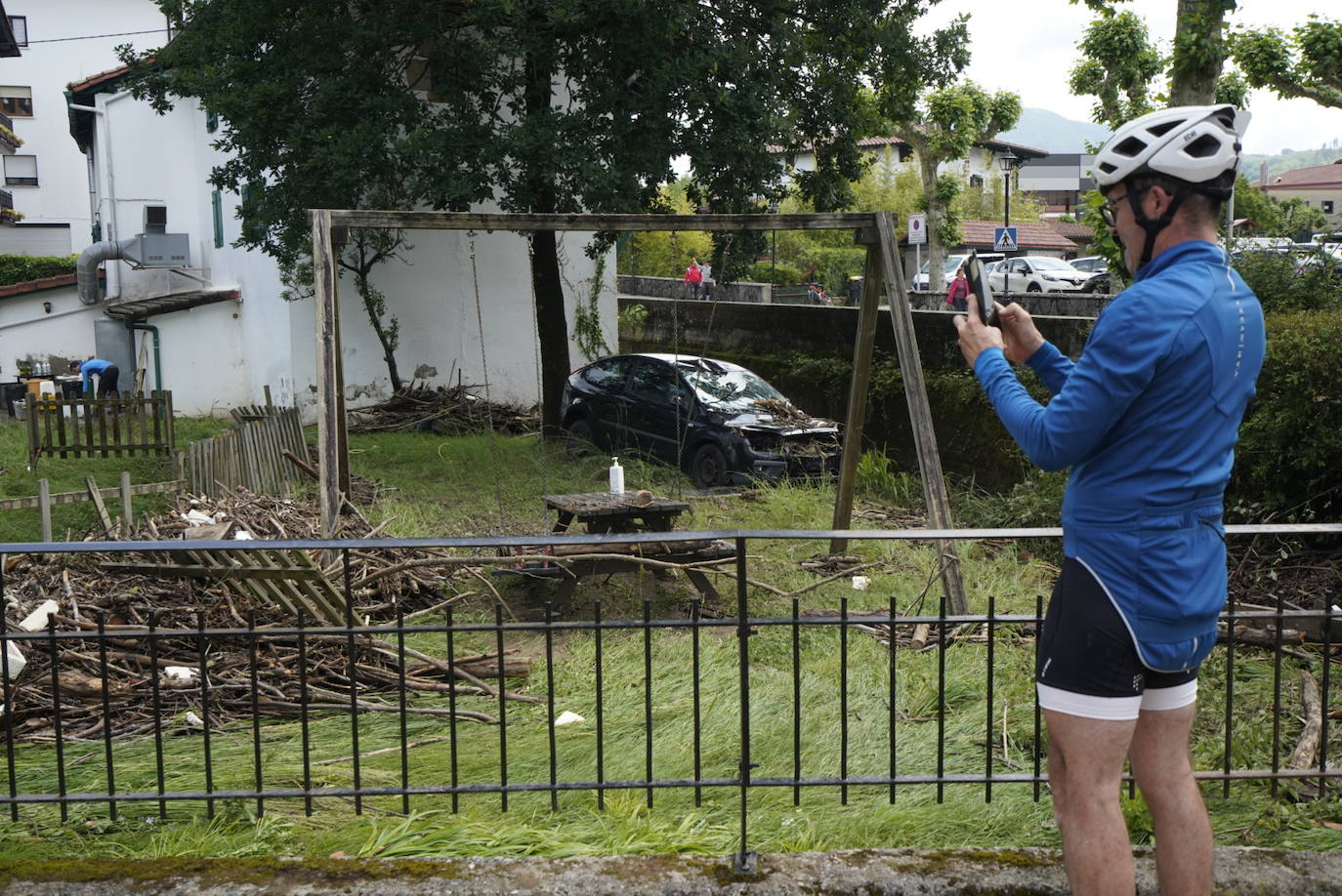 Las inundaciones en Bera, en imágenes