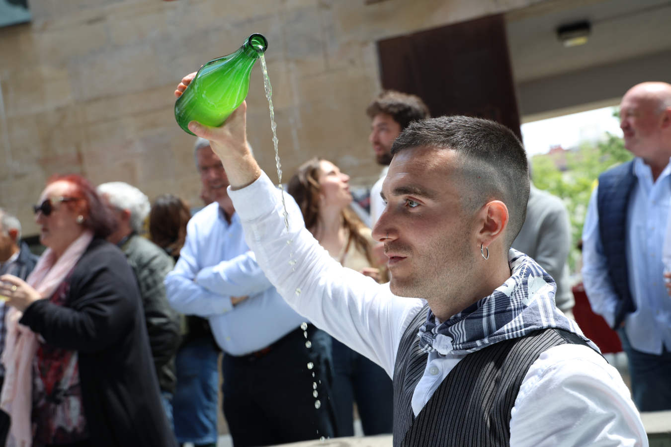 La sidra, protagonista en Usurbil