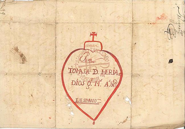 Encabezado de una fe de casamiento. Archivo Diocesano de Pamplona.