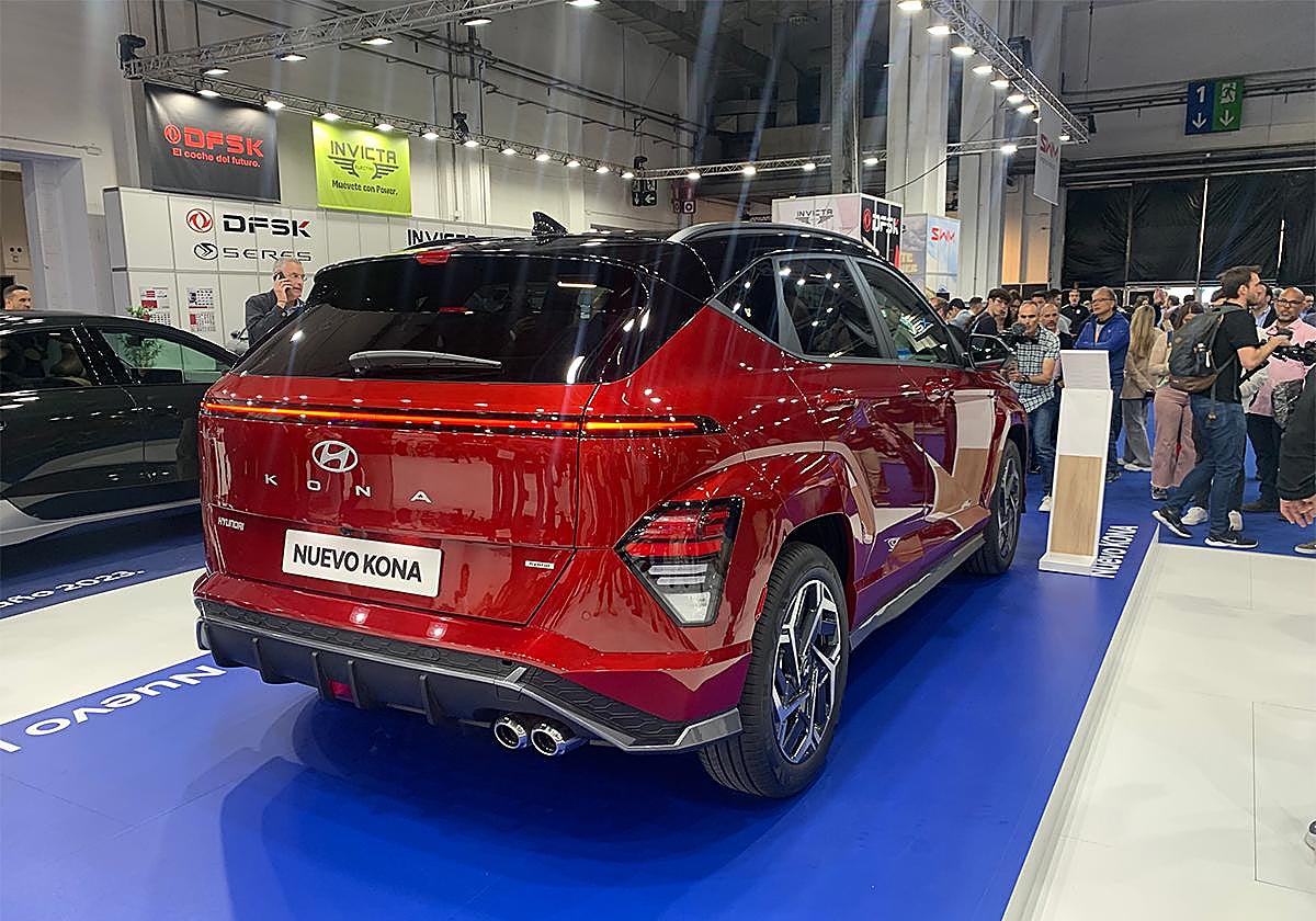 Parte de la nueva trasera del Hyundai Kona