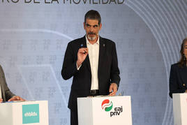 Goia, durante el debate.