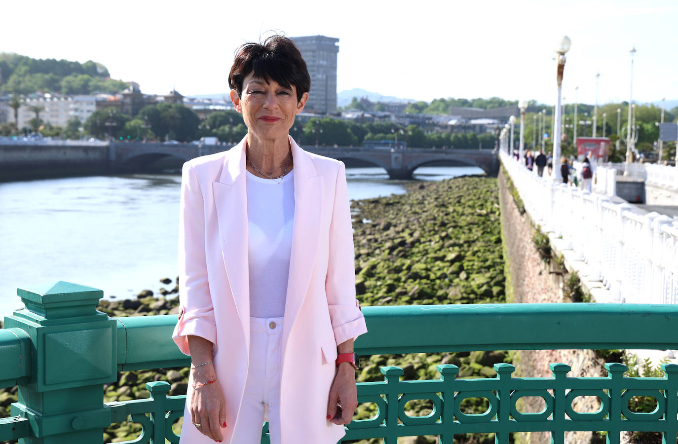 Maddalen Iriarte posa en San Sebastián, su ciudad natal.