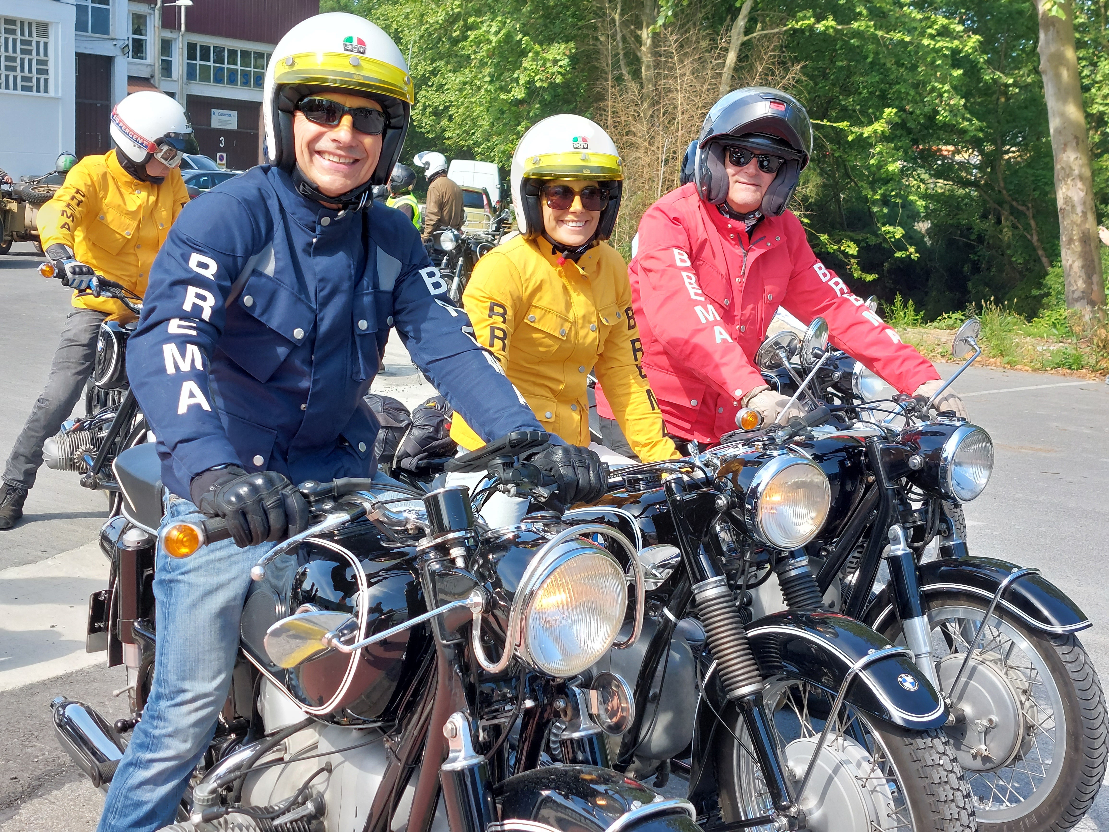 Espectacular encuentro de motos BMW en Astigarraga