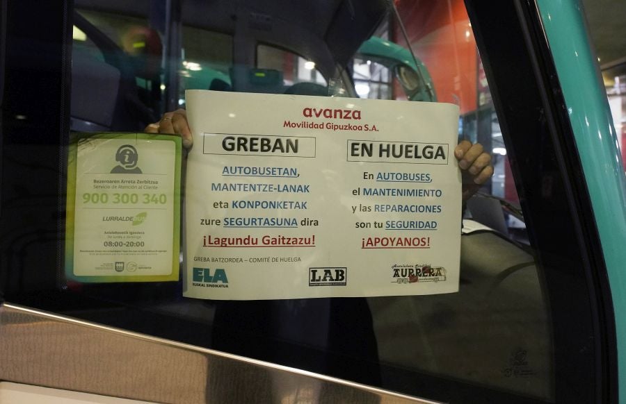 Huelga en los autobuses de Avanza