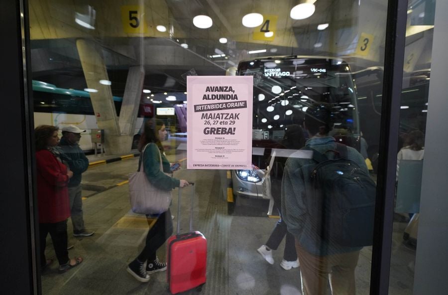 Huelga en los autobuses de Avanza