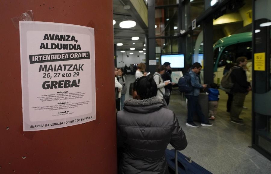 Huelga en los autobuses de Avanza