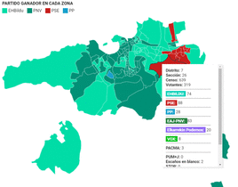 Descubre los resultados en Donostia calle a calle