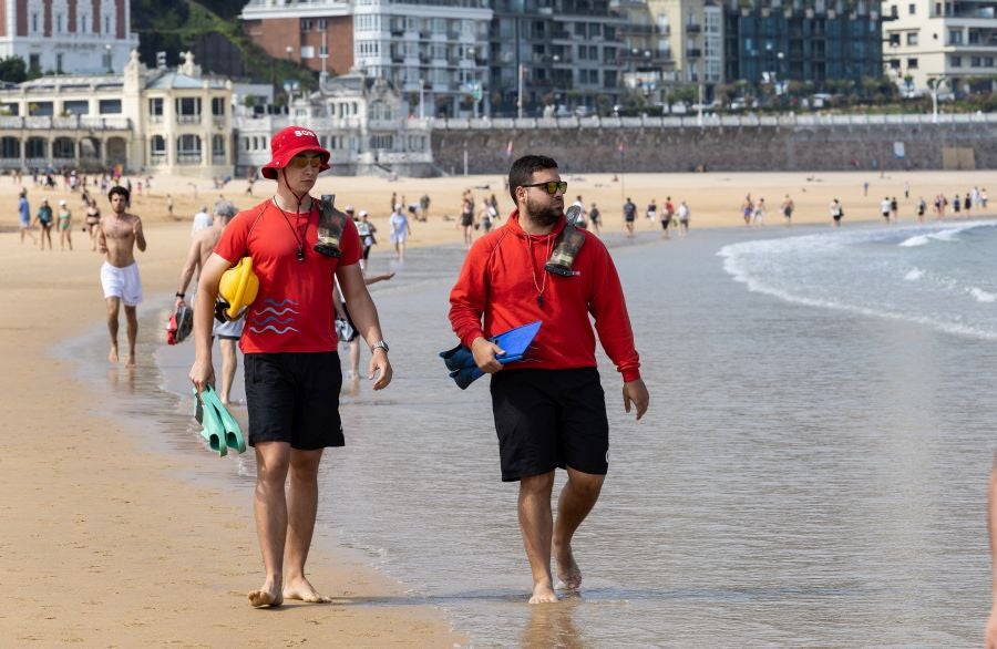 Arranca la temporada de playas en Donostia