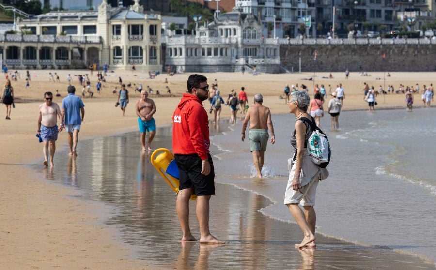 Arranca la temporada de playas en Donostia