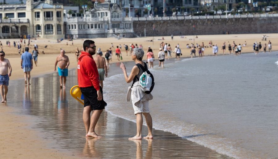 Arranca la temporada de playas en Donostia