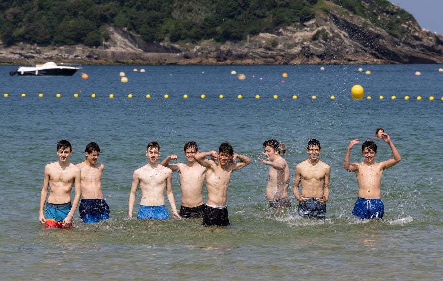 Arranca la temporada de playas en Donostia