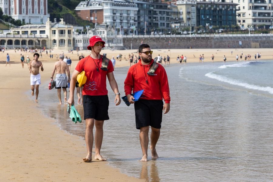 Arranca la temporada de playas en Donostia