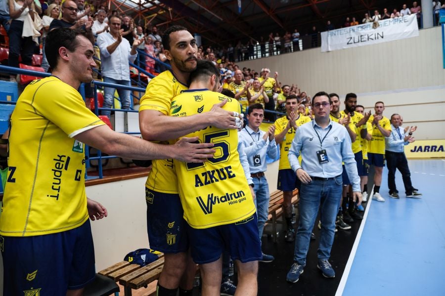 El partido del Bidasoa y las despedidas, en imágenes