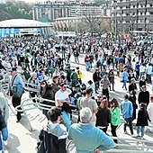 Dormir en Donostia durante las semifinales de rugby: hasta 1.300 euros la noche