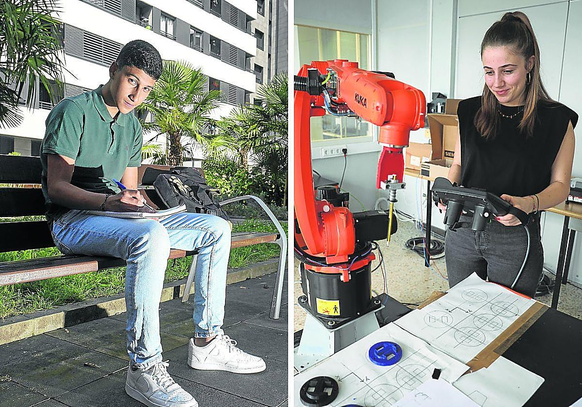 Julen Galeano e Irati Peñagarikano.