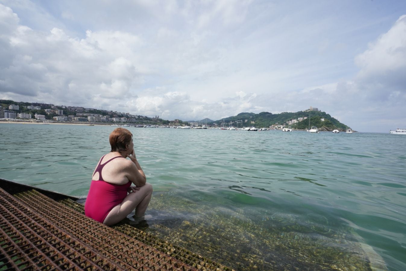 Bandera verde de nuevo en La Concha