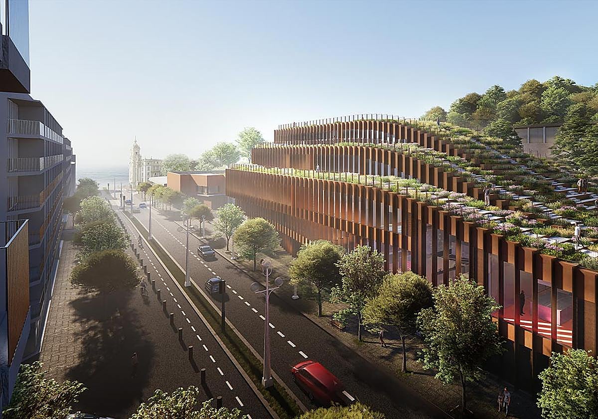 Así será el nuevo edificio del BCC en el barrio donostiarra de Gros