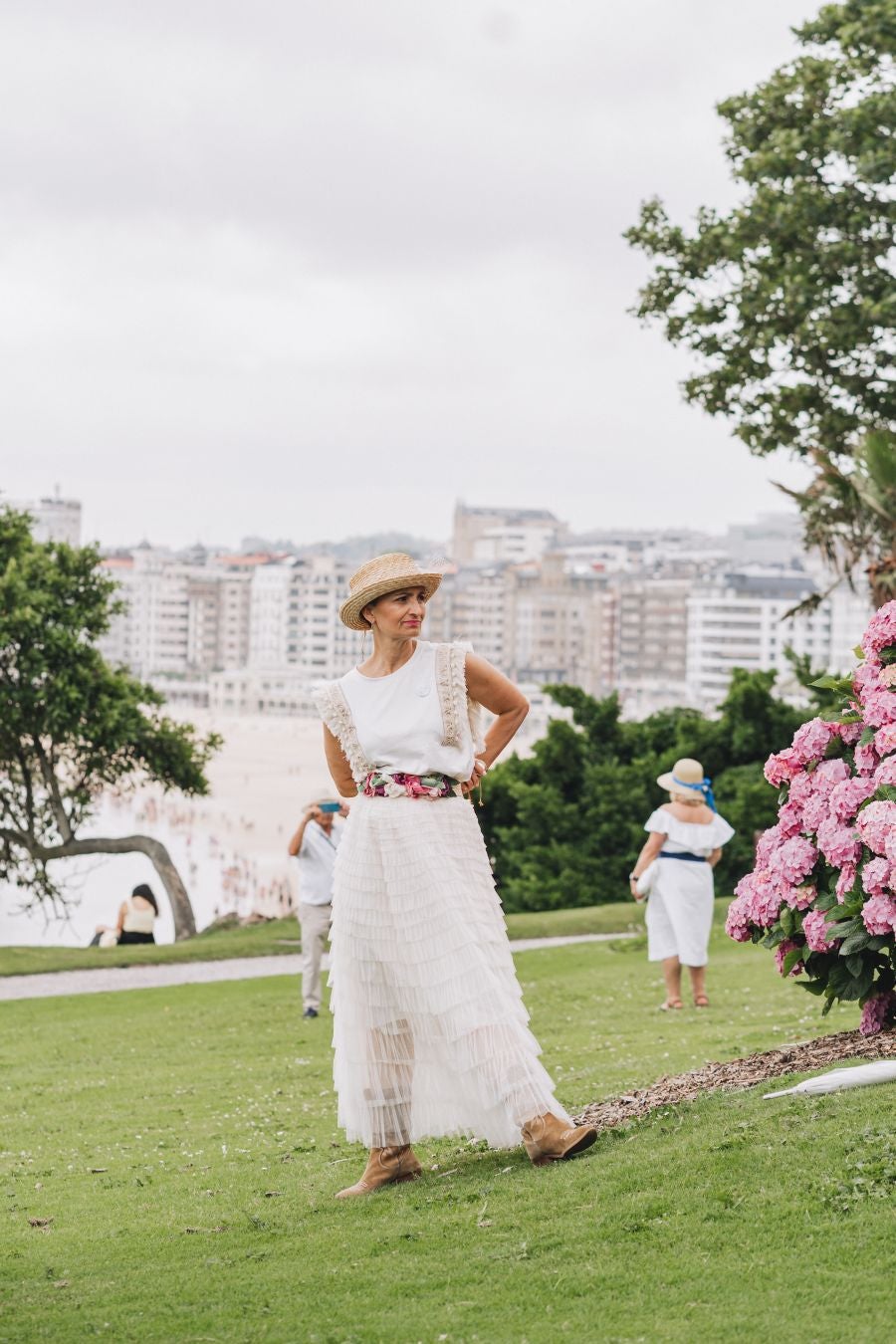 Paseo con sombrero por Donostia
