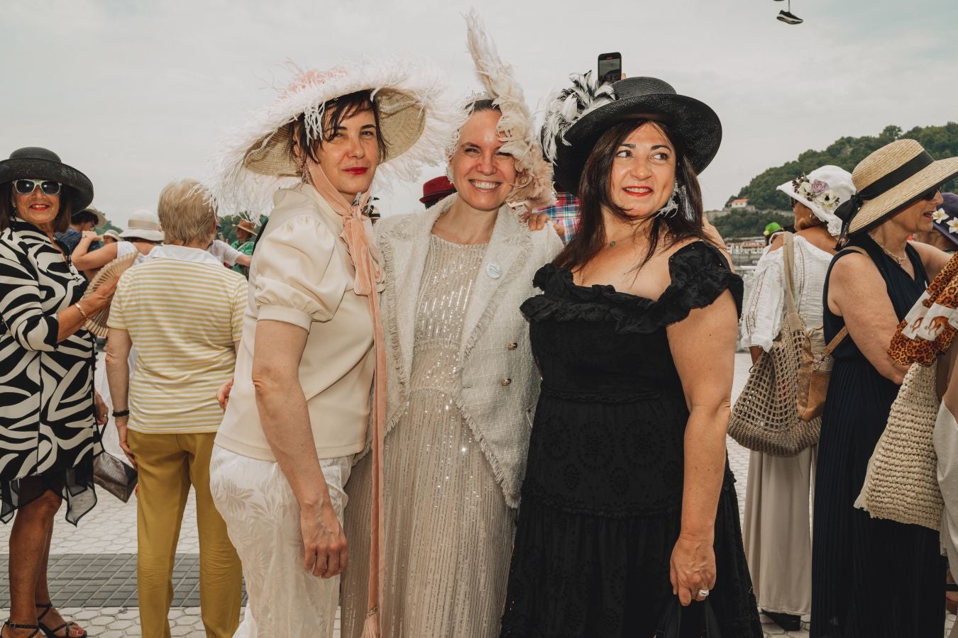 Paseo con sombrero por Donostia