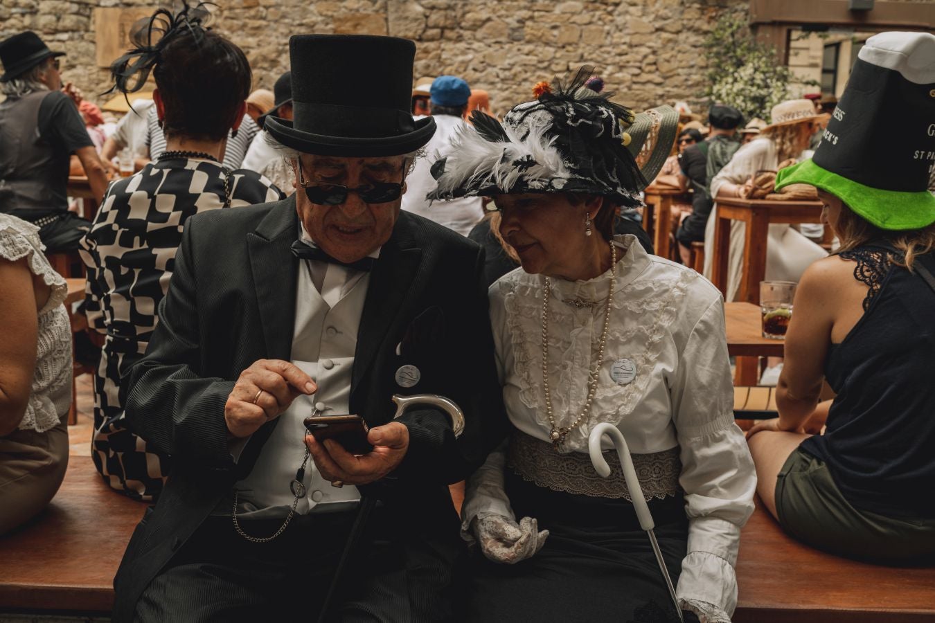 Paseo con sombrero por Donostia