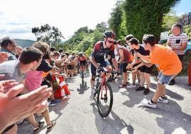 Subida a Murgil en la edición de la Clásica del pasado año