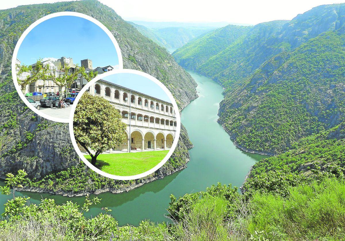 Impresionante panorámica del río Sil desde uno de los miradores.