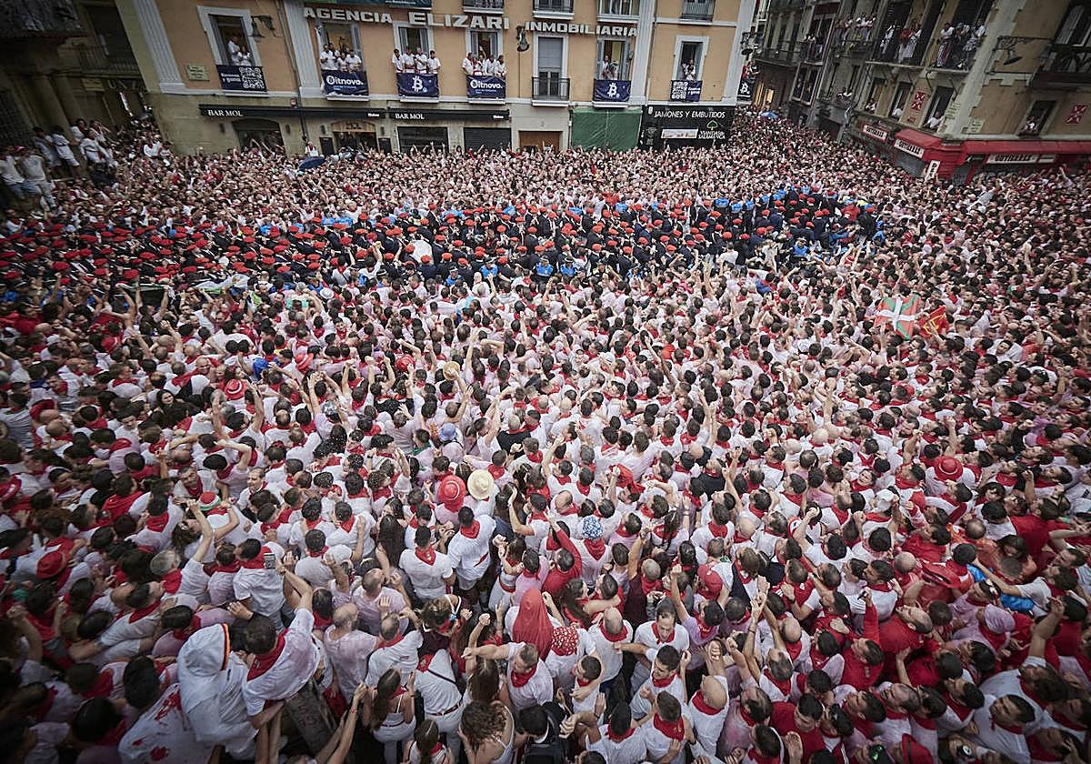 El txupinazo de los Sanfermines 2022.
