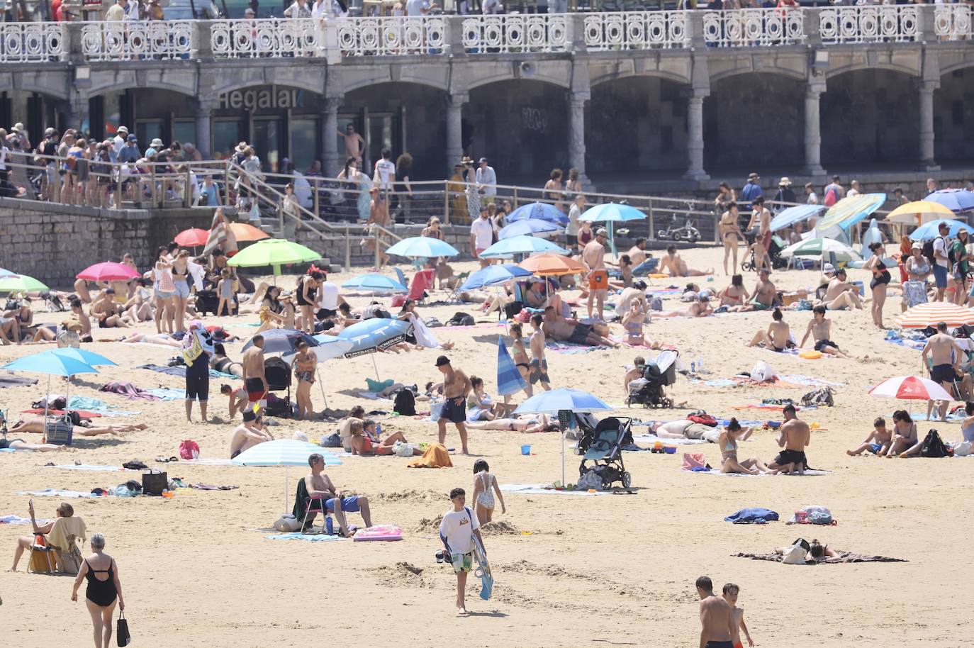 Gipuzkoa registra un fin de semana de verano