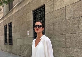 Vestido blanco 'oversize'