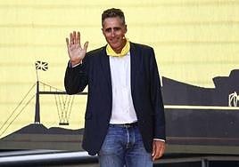 Miguel Indurain, en la presentación.