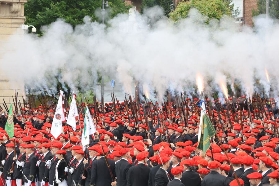 Las mejores imágenes del Alarde Tradicional