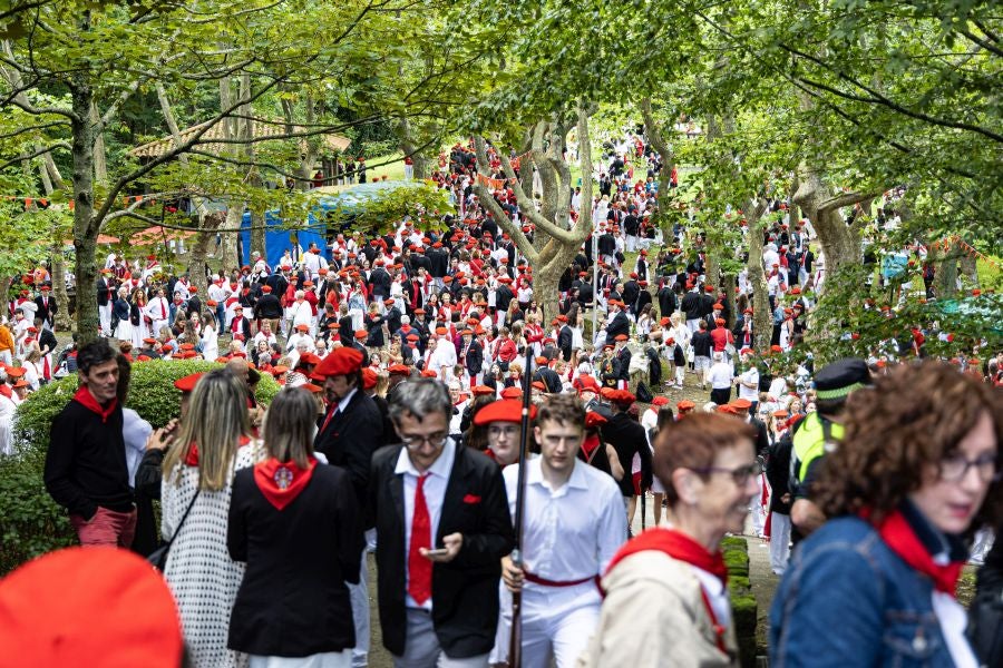 Las mejóres imágenes de la romería de San Marcial