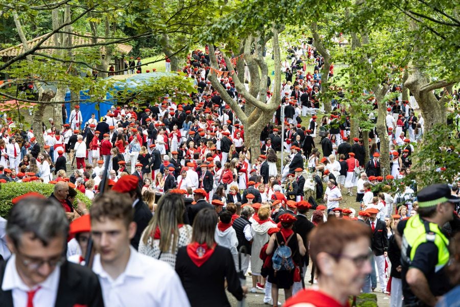 Las mejóres imágenes de la romería de San Marcial