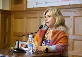 Consuelo Ordoñez, presidenta de Covite, en un acto reciente.