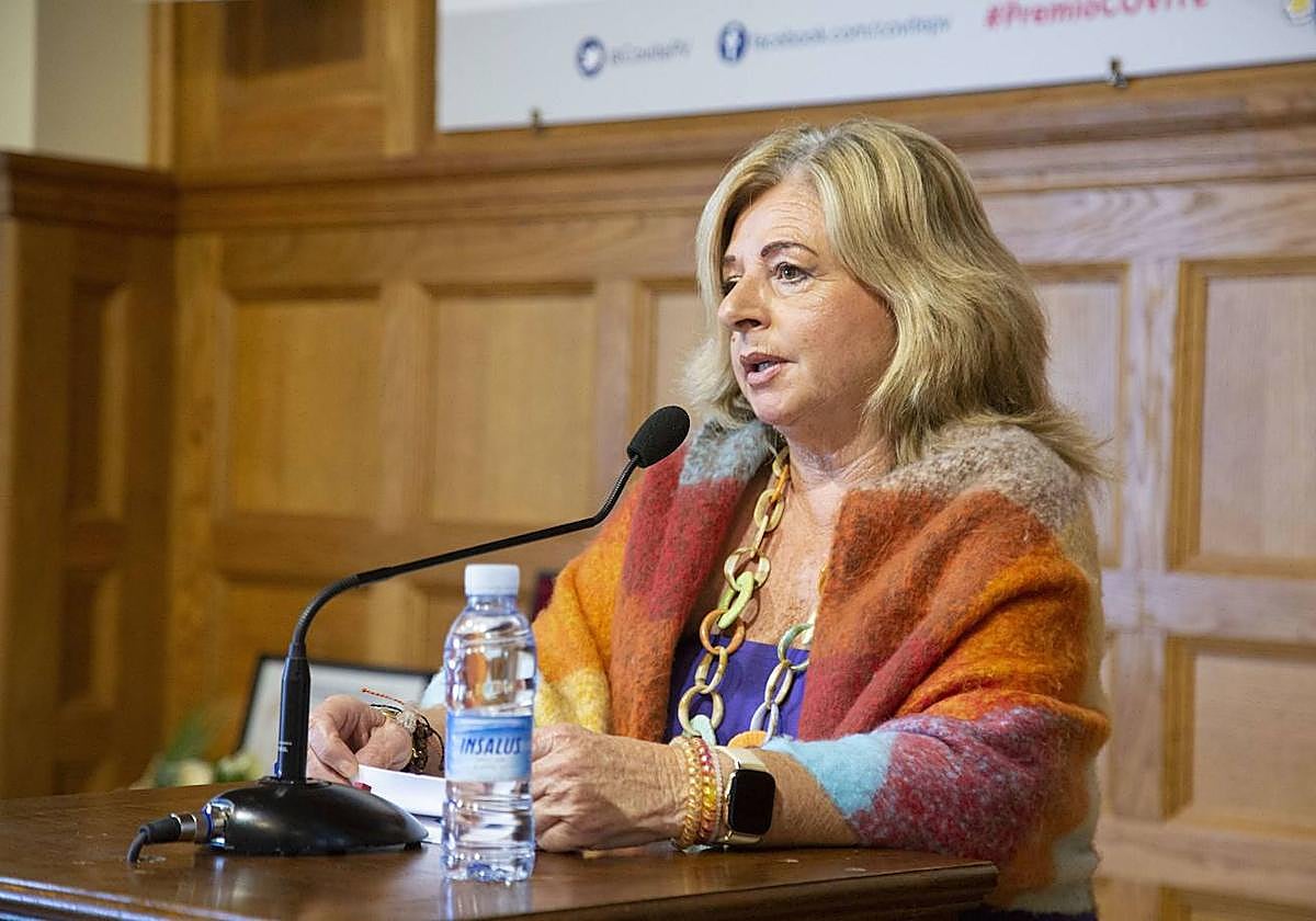 Consuelo Ordoñez, presidenta de Covite, en un acto reciente.