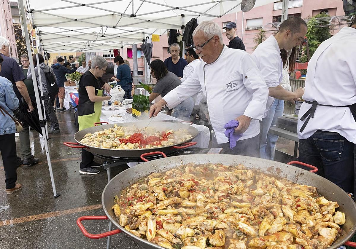 Las paellas fueron cocinadas por el Basque Culinary Center.